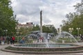 Alyosha Monument in the center of city of Burgas, Bulgaria