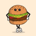 Cute food mascot vector design