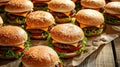 Burger Bonanza: A Mouthwatering Spread of Fast Food Delights