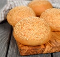 Burger buns Royalty Free Stock Photo