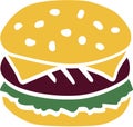 Burger Cheeseburger vector