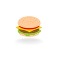 Burger color logo