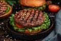 Burger essentials Beef meat, expertly grilled for a delectable patty