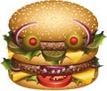 Burger face