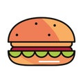 burger grill icon
