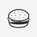 Burger, Hamburger, Cheeseburger icon.