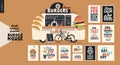 Burger house - small business graphics - food truck