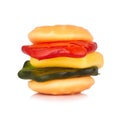 Burger Jelly isolated on white background Royalty Free Stock Photo