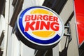 Burger King logo advertising sign