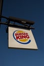 Burger King sign Royalty Free Stock Photo