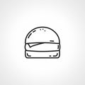 Burger line icon. hamburger icon