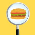 Burger magnify