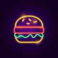 Burger Neon Sign