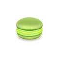 Mint macaroon, vector illustration