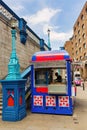 Burger shop beside the Tower Bridge in London, United Kingdom