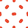 Burger tomato pattern seamless vector