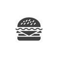 Burger vector icon