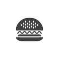 Burger vector icon