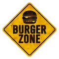 Burger Zone Sign