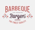 Burgers barbeque fine quality Royalty Free Stock Photo