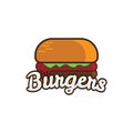 Burgers Logo illustration template vector