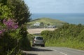 Burgh Island at low tide South Devon England UK