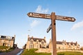 Burghead signpost