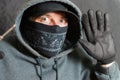 Burglar Busted Royalty Free Stock Photo