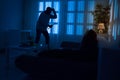 Burglary in home Royalty Free Stock Photo