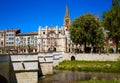 Burgos Arco Santa Maria arch and Arlanzon river