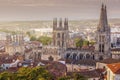 Burgos Cathedral on Plaza de San Royalty Free Stock Photo