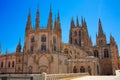 Burgos Cathedral rear facade Saint James Way Royalty Free Stock Photo