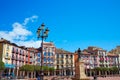 Burgos Plaza Mayor square in Castilla Leon Spain