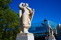 Burgos San Pablo bridge Statues on Arlanzon river