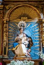 Burgos, Spain - Jun 17, 2023: Inside the catholic church of San Royalty Free Stock Photo