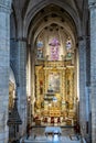 Burgos, Spain - Jun 16, 2023: Interior of the Church of San Gil Royalty Free Stock Photo