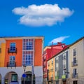 Burgos Street Santander arcades Castilla Spain