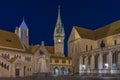 Burgplatz in Braunschweig at evening