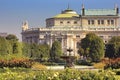 Burgtheater Austrian national theatre, Vienna, Austria Royalty Free Stock Photo