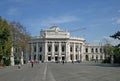 The Burgtheater (Imperial Court Theater) is the Austrian National Theatre in Vienna Royalty Free Stock Photo