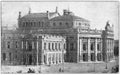 The Burgtheater after 1888 in Vienna, Austria.