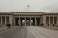 Burgtor gate in Vienna at day time