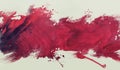 Burgundy abstraction of the watercolor