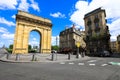 Porte de Bourgogne during a summer day