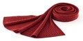 Burgundy Knitted Throw Blanket - Rolled and Spread, Texture , Cozy Royalty Free Stock Photo