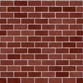 Burgundy Red Clay Brick Wall Seamless Texture