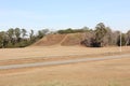 Burial Mound at the Kolomoki Mounds,Georgia Royalty Free Stock Photo