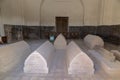 Burials in the Mausoleum Rukhabad in Samarkand.