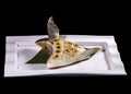 BuriKama Shioyaki teriyaki , japanese grilled fish. Royalty Free Stock Photo