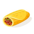 Burito mexican food